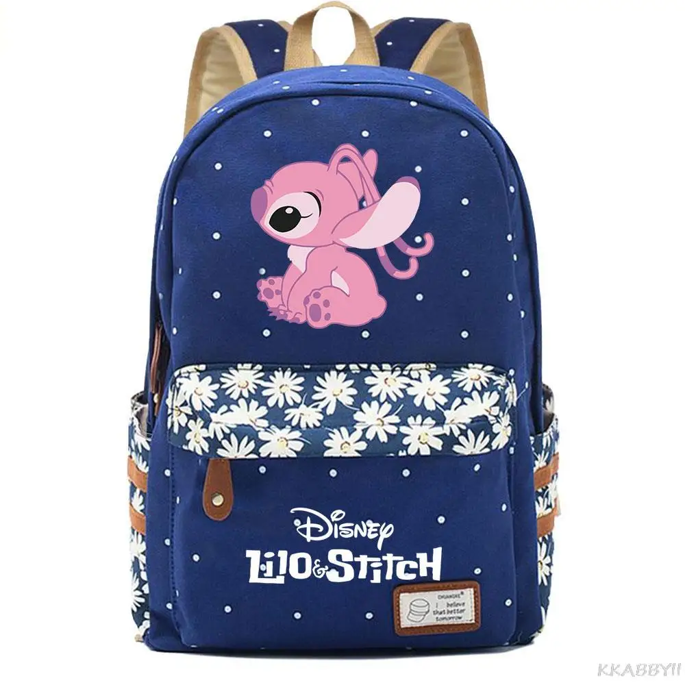 Disney Stitch Backpack School Bag Cartoon Backpack Travel Backpack Student School Bag Boys Girls Backpacks