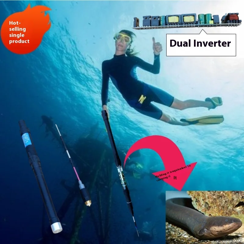 Disuasor tiburón portátil – Protección submarina con poste de buceo - imagen 5