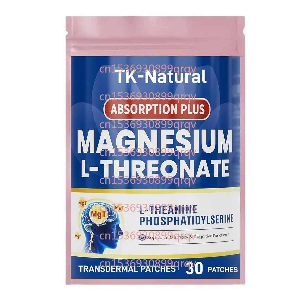 

30 Patches Magnesium L-Threonate Transdermal Patches for Cognitive Support, Nighttime Restoration and Musculoskeletal Function