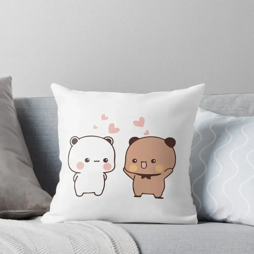 

Bear and Panda Bubu Dudu Balloon Throw Pillow Anime Throw Pillow Covers Embroidered Cushion Cover Couch Pillows pillow