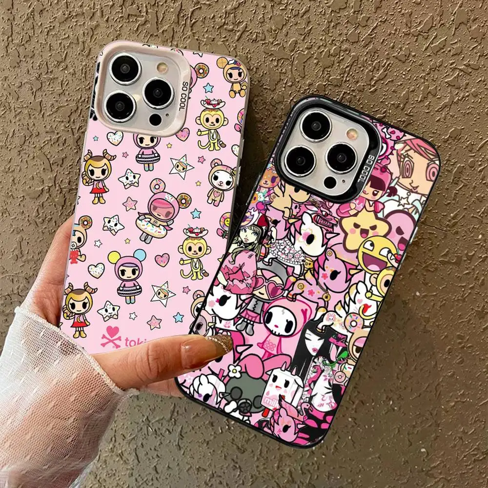 Funda de Teléfono con Diseño de Anime Tokidoki de Japón para iPhone 17 16 15 14 13 12 11 Pro Max Plus Pro