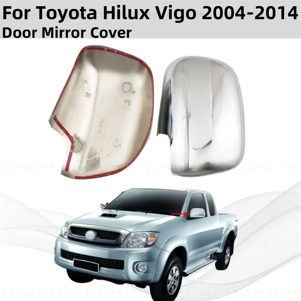 

2004 2008 2012, 2013 2014 для автомобиля Toyota Fortuner, хромированные аксессуары для заднего вида, покрытые боковыми дверными зеркалами, накладка в стиле пасты