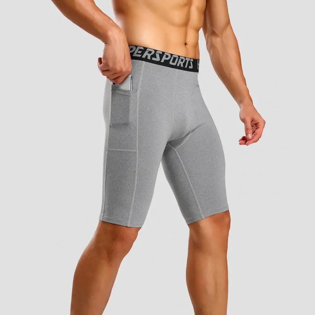 Men Sports Shorts Quick-drying Men's Sports Shorts with Wide Elastic Waistband Breathable Basketball Shorts Contrasting for Yoga