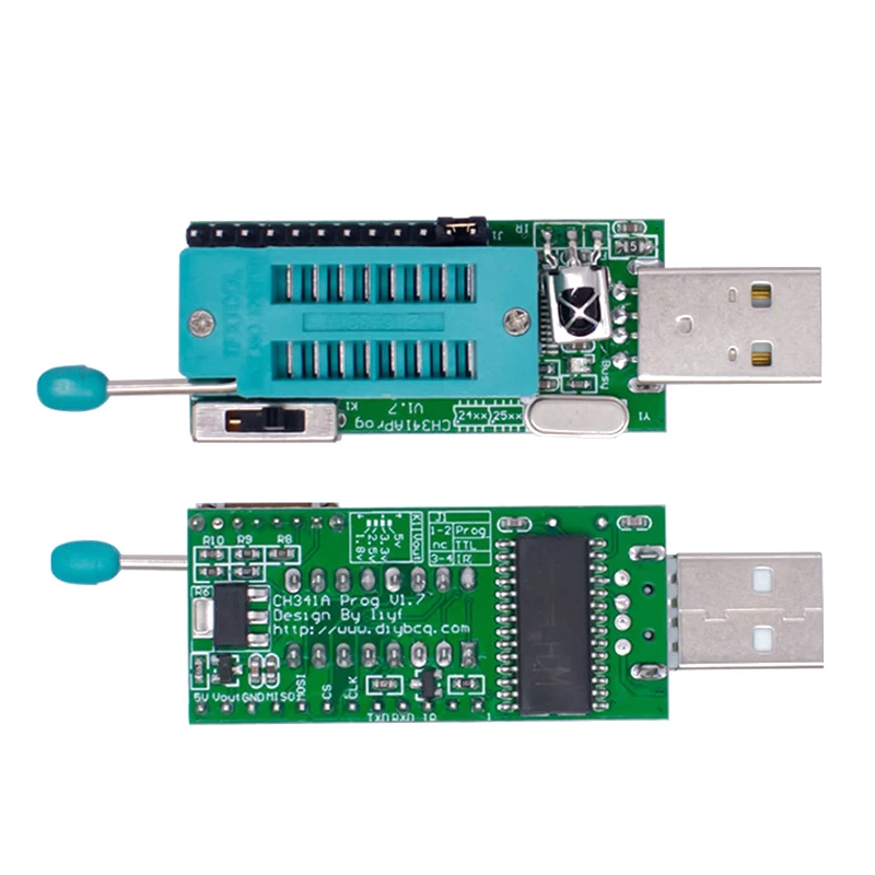 CH341A programator V1.7 1.8V przesunięcie poziomu W25Q64FW W25Q128FW Gd25LQ64 moduł programatora płytka przyłączeniowa