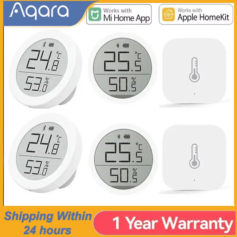 

Aqara Mijia Qingping Temperature Humidity Sensor Smart Air Pressure Environment Control Zigbee Smart Home For Xiaomi APP Mi Home