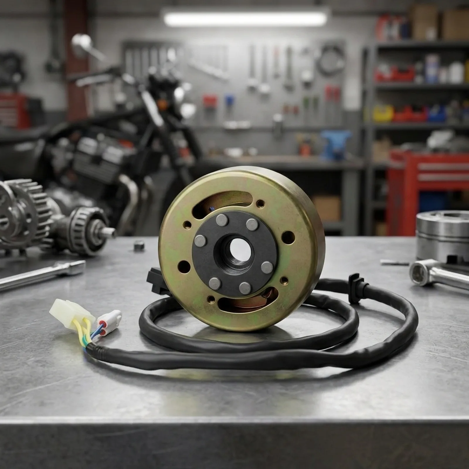 Enhanced Performance WR250F Stator Coil OEM Compatible 5UM-81410-31-00 Easy Installation Enhances Starting Performance