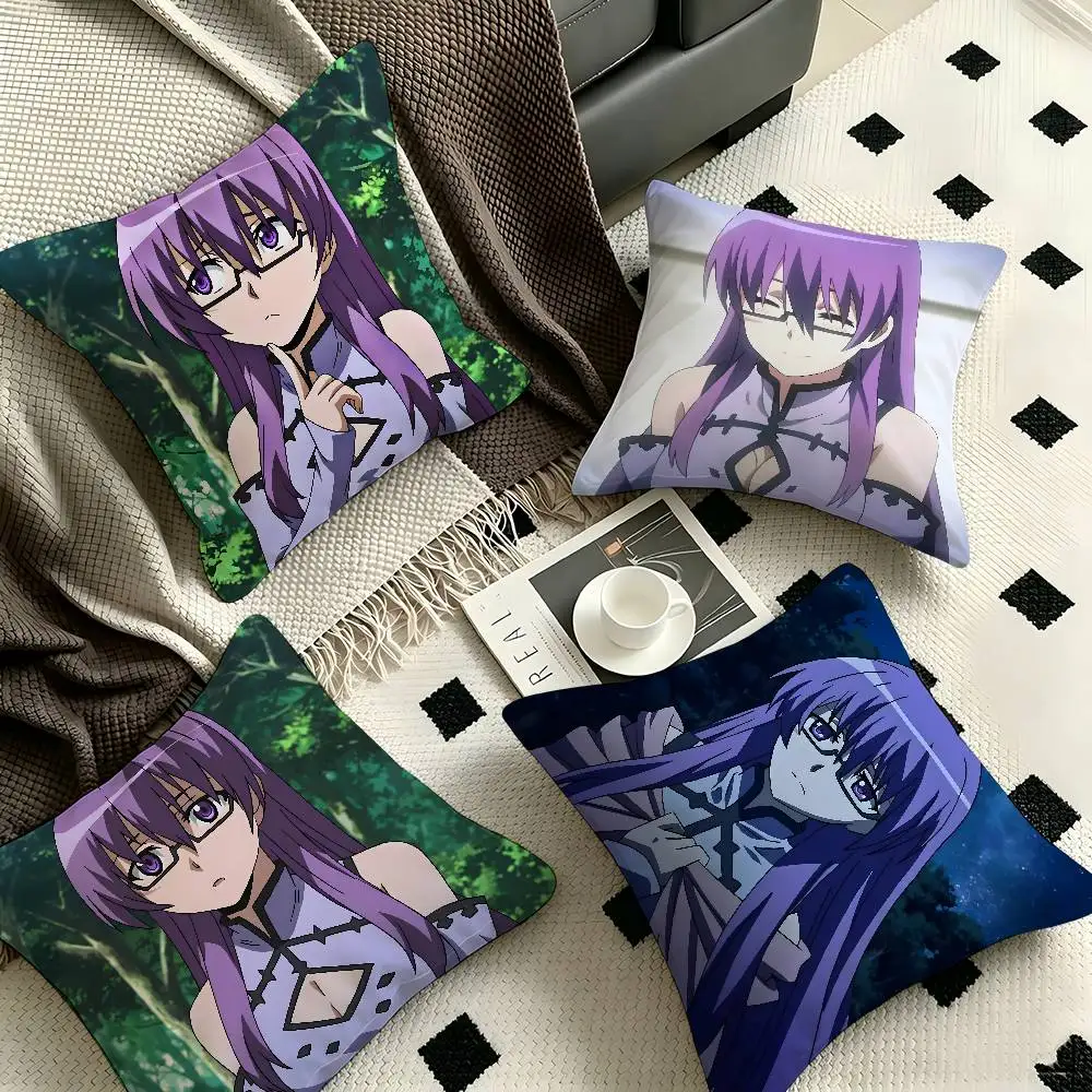 1pc Sheele Akame Ga Kill! Pillow Case Fashion Square Pillowcase Bedroom Sofa Room Ins Decoration Leisure