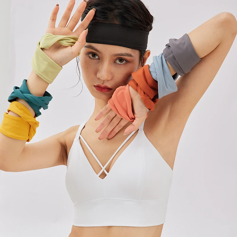 

Hot Fashion Casual Sport Elastic Headband Non Slip Breathable Comfort Stretchy Sweatband Cycling running Yoga headband‍♀️