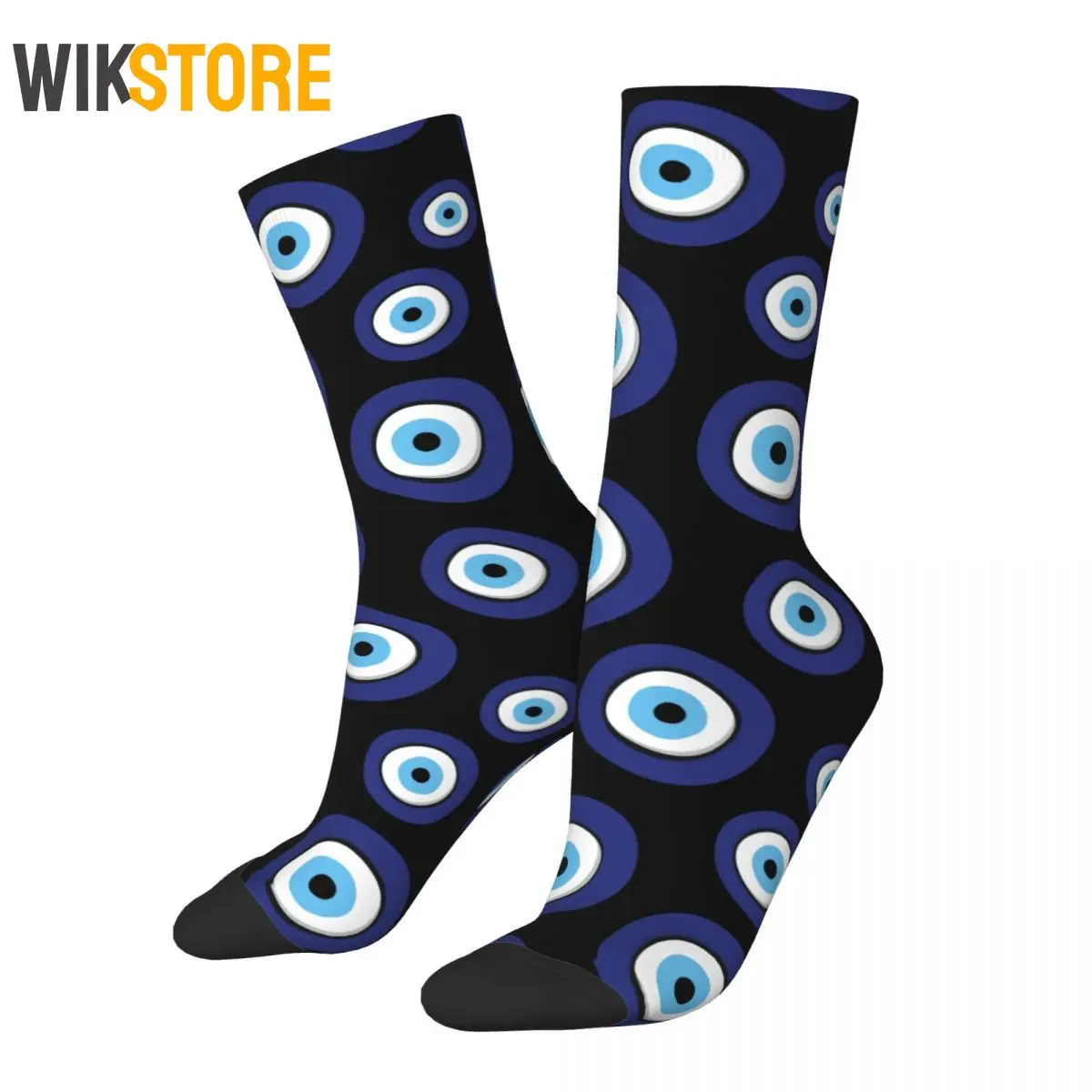 Greek Evil Eye Socks Men Women Fashion Socks Novelty Spring Summer Autumn Winter Stockings Breathable Cute Sock