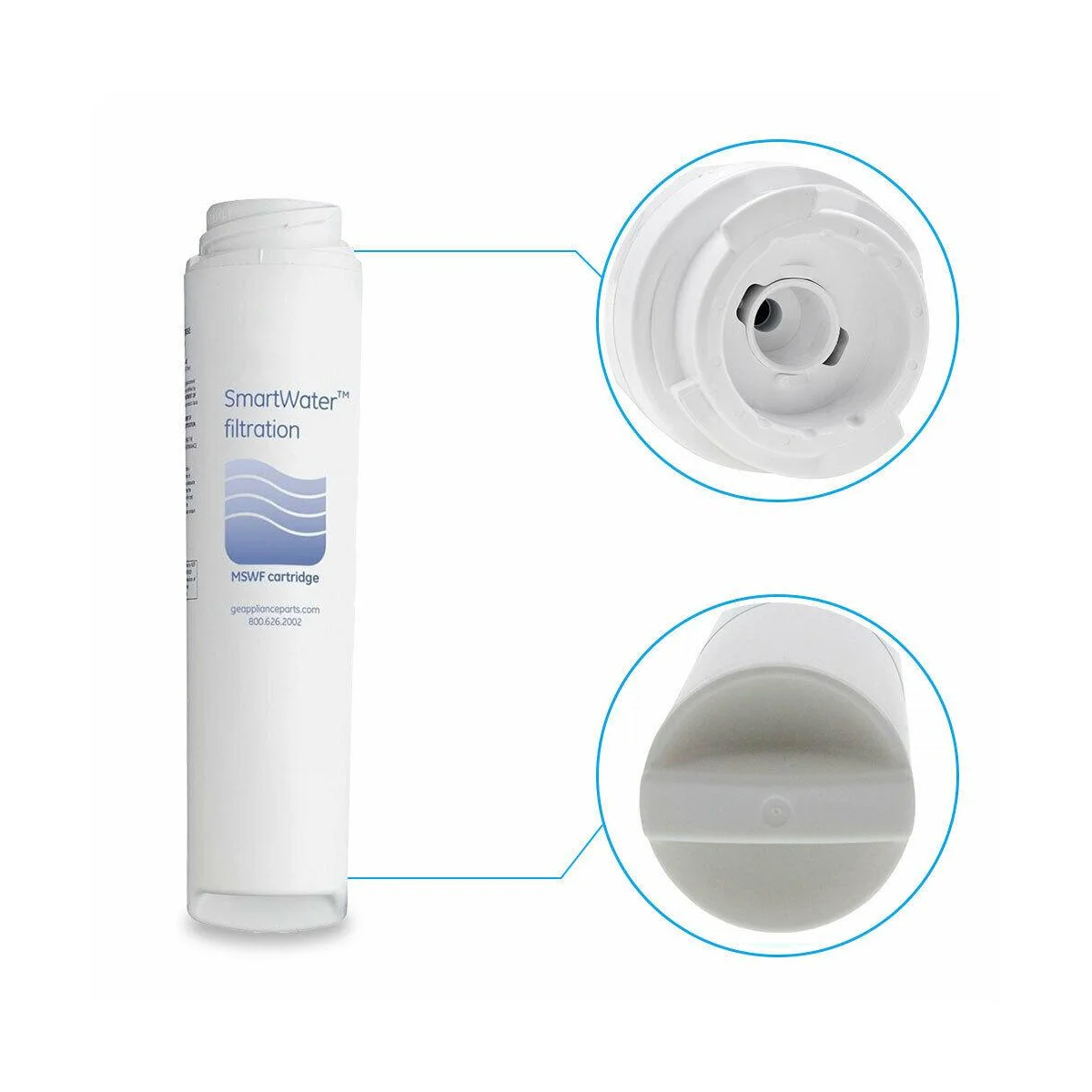 Replace Ge MSWF Refrigerator Water Filter For 101820A、101821B、 AP3997949、MSWF3PK、MSWFDS、PS1559689、 CF12