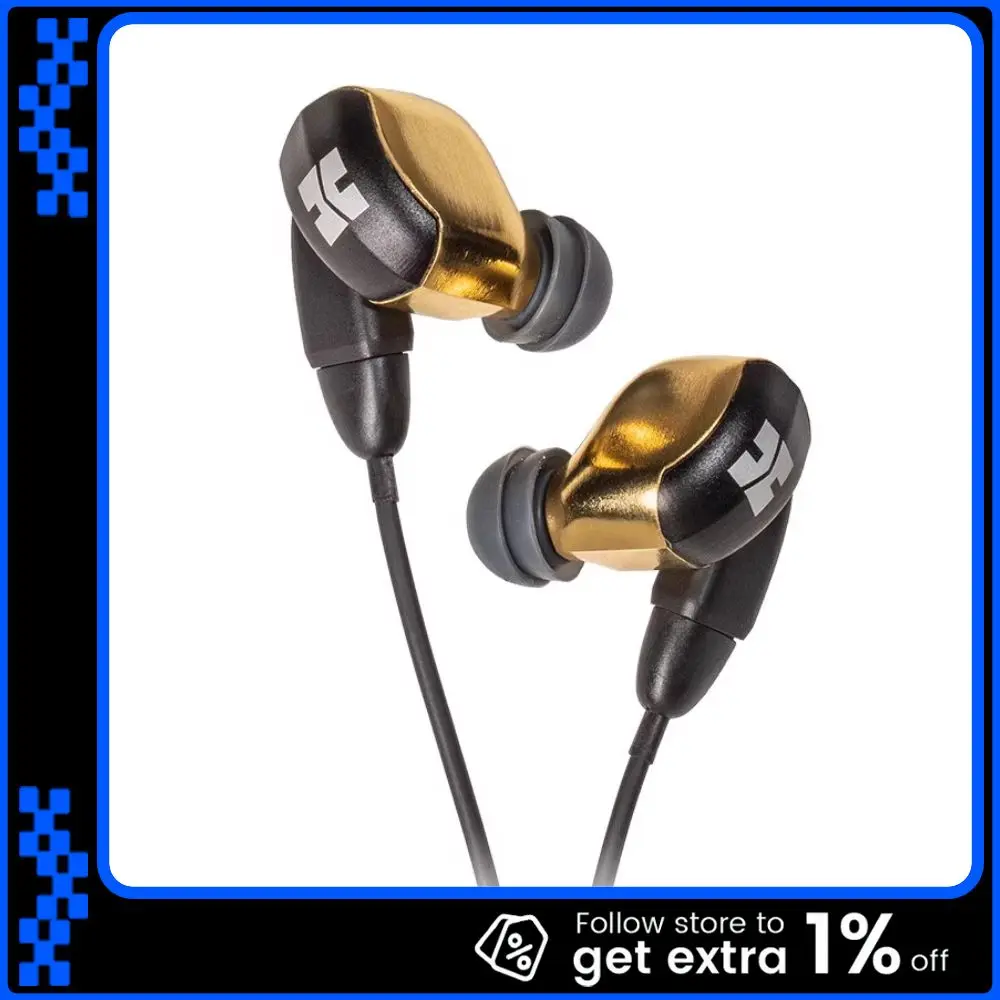 

HIFIMAN RE2000 Pro Gold Earphone Music Hi-Fi Dynamic Loop Topology Diaphragm In-ear headphones Aluminum Shell Earbuds Gamer Gift