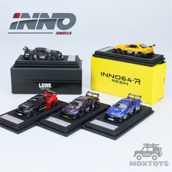 INNO 1:64 NISSAN SKYLINE LBWK ER34 SUPER SILHOUETTE Resin Model Car