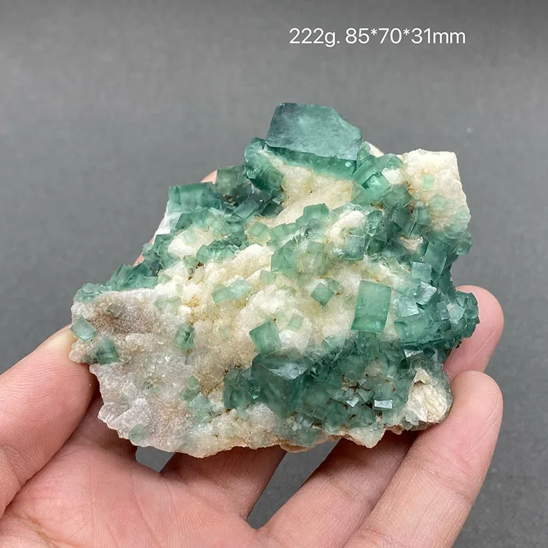 100% Natural green fluorite Mineral specimen cluster Stones and crystals Healing crystal Free shipping