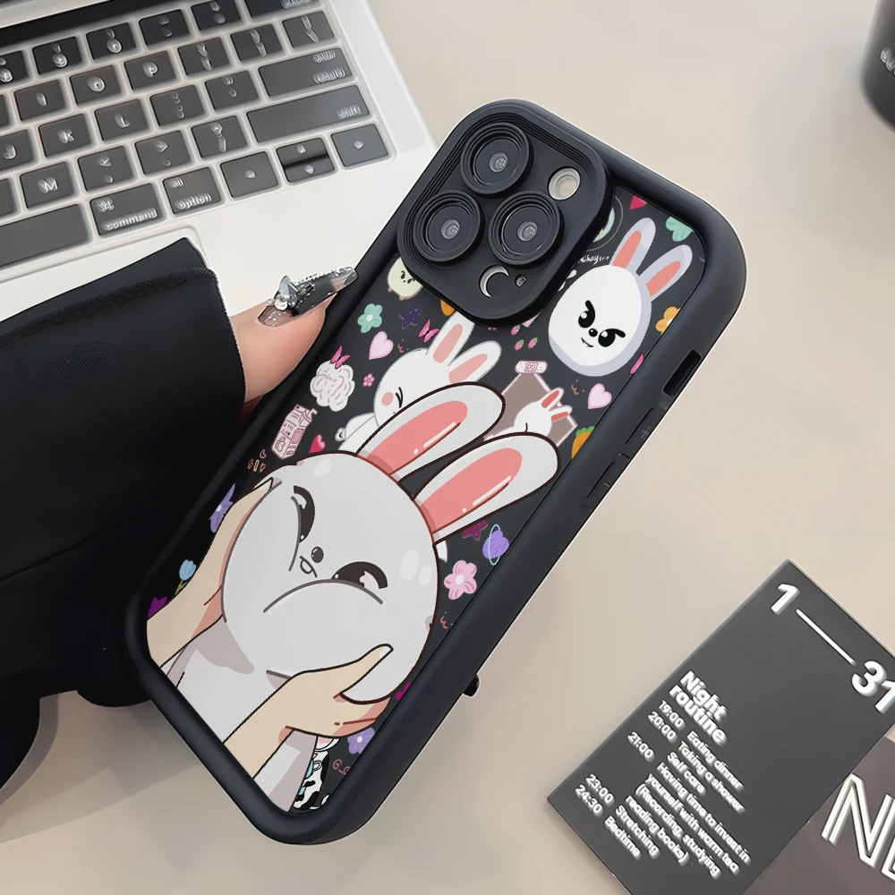 Cartoon K-Kids Strays Phone Case for Apple iPhone 17 Air 16 16e 15 14 Plus 13 12 11 Pro Max X Xs XR 8 Soft TPU Cover view 3