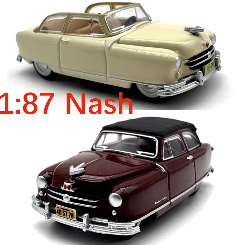 

Литой под давлением оригинальный масштаб 1:87, модель из сплава Nash 1950, имитация классического украшения, хобби, сувениры, подарочная коллекция, статический дисплей