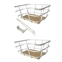 Bike Front Basket Bicycle Cargo Rack Easy Assembly Decor Portable Trendy Cycling Rack Basket Bicycle Basket for Biking Riding