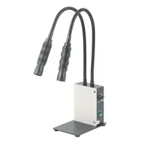 20W 6000K Double Head Spot Light LED Dual Gooseneck Adjustable Spotlight Lamp Source for Stereo Microscope Camera Illuminatorfac