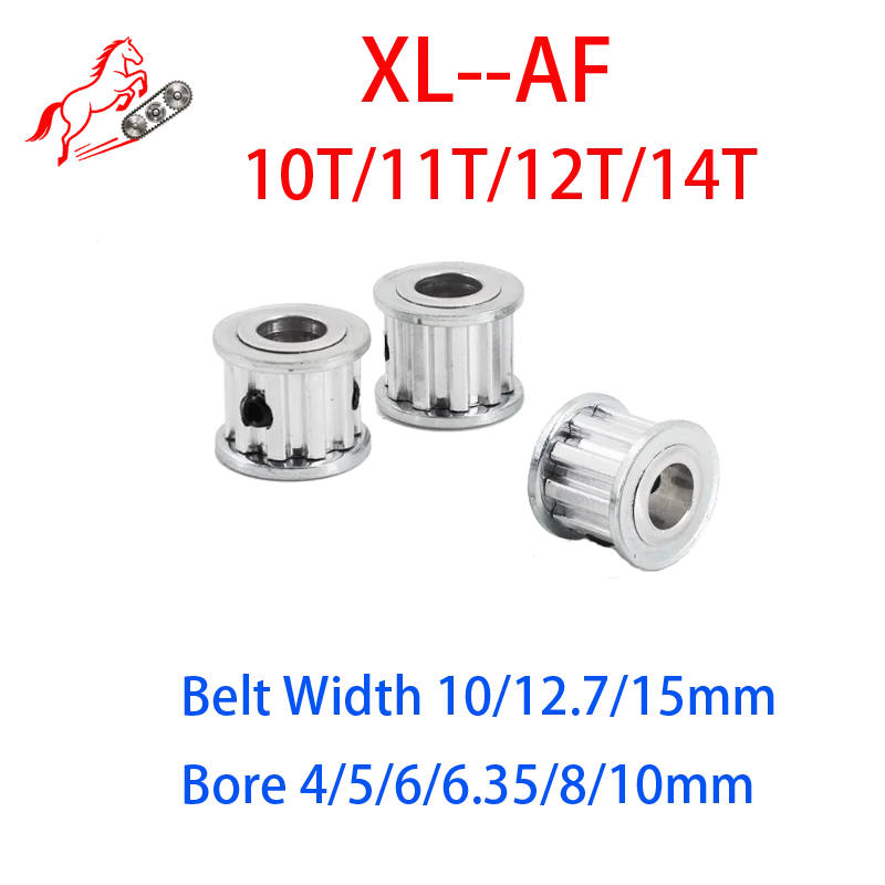 

XL AF 10/11/12/14 Tooth Timing Pulley Bore 4/5/6/6.35/8/9/10mm Synchronous Wheel For Band Width10/12.7/15mm