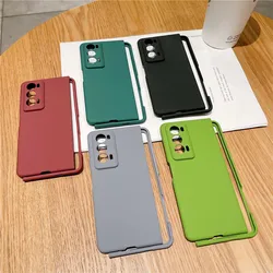 Solid Color Ultra-thin Phone Case For Honor Magic V2 Frosting Protective PC Hard Shell Back Cover