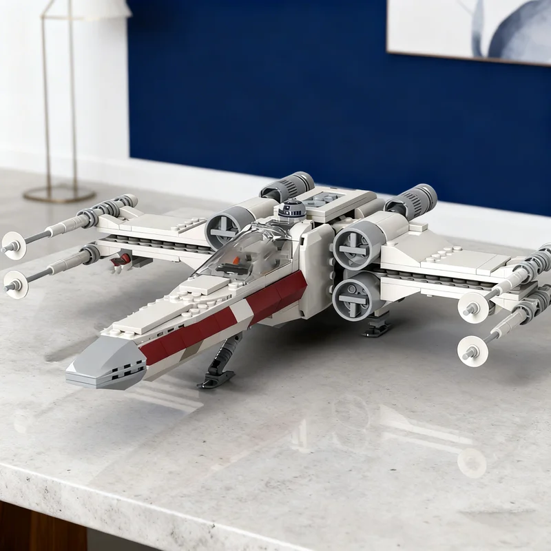 

509pcs MOC Luke S X Wing Mash Up Star Battle Model Building Blocks Construction Christmas Gifts Toy Creative DIY Idea Assemble