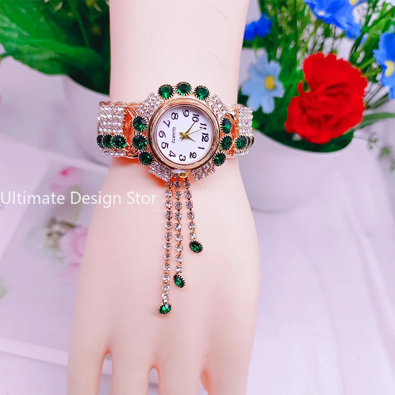 Fashion Women Watch with Shiny Diamond Watch Ladies Luxury Brand Ladies Casual Women Bracelet Crystal Watches Relogio Feminino