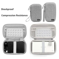 BOONA EVA Hard Shell Case for 20000 mAh Power Bank Travel Carrying Bag for Romoss Xiaomi Power Bank WD 2.5 Inches Hard Disk
