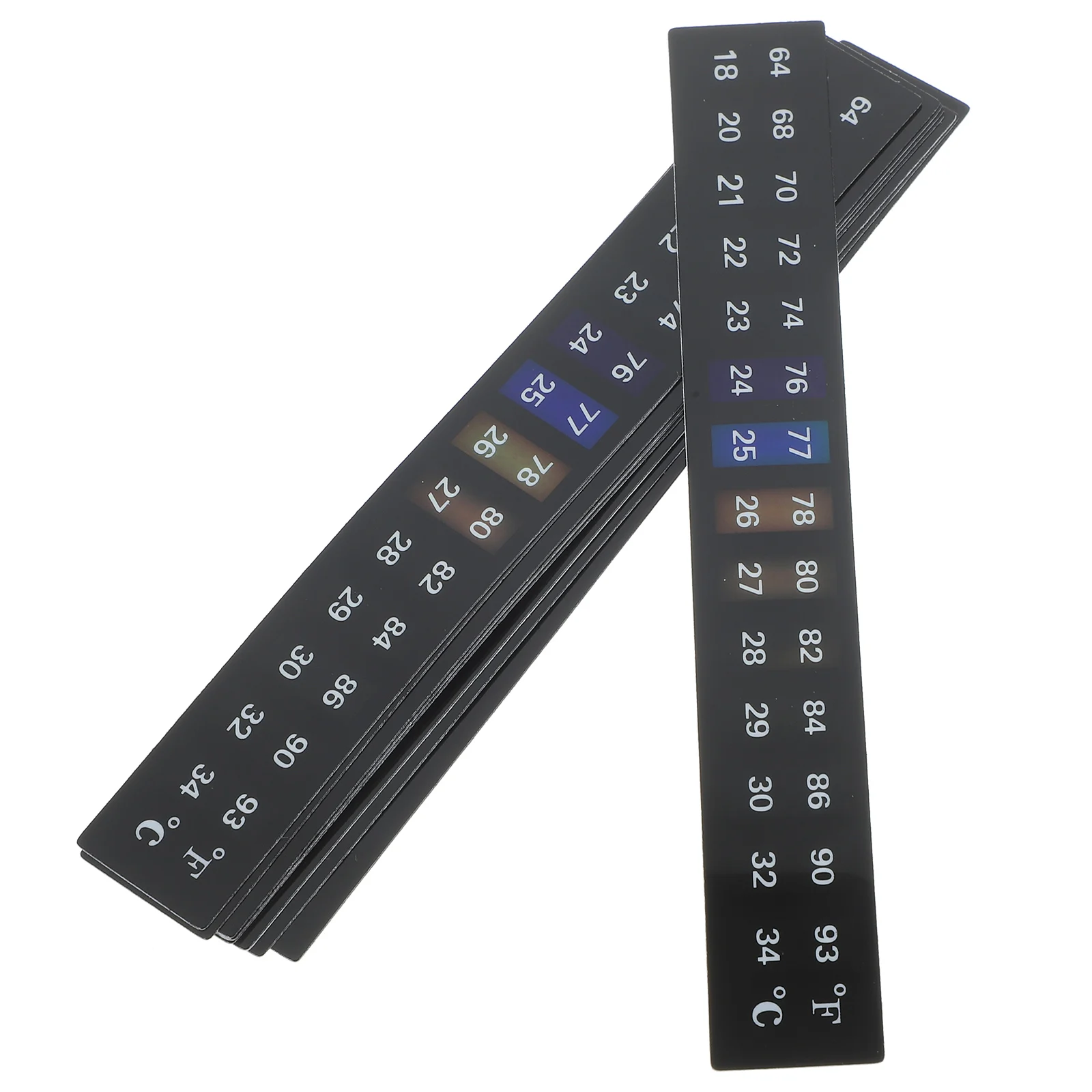 

10Pcs Fish Tank Thermometer Sticker 18-34 Celsius Waterproof Adhesive Temperature Indicator for Aquarium Wine Jar