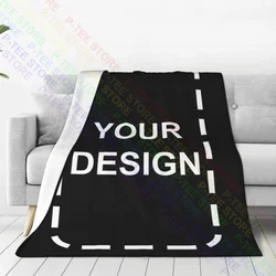 Personalized Customized DIY Logo Blanket 3D Print Blanket - Image By POP-UP Store