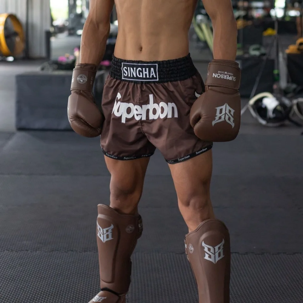 Superbon ボクシングショーツ セット Superbon-MMA Muay Thai Shorts Boxing MMA Fighting Training