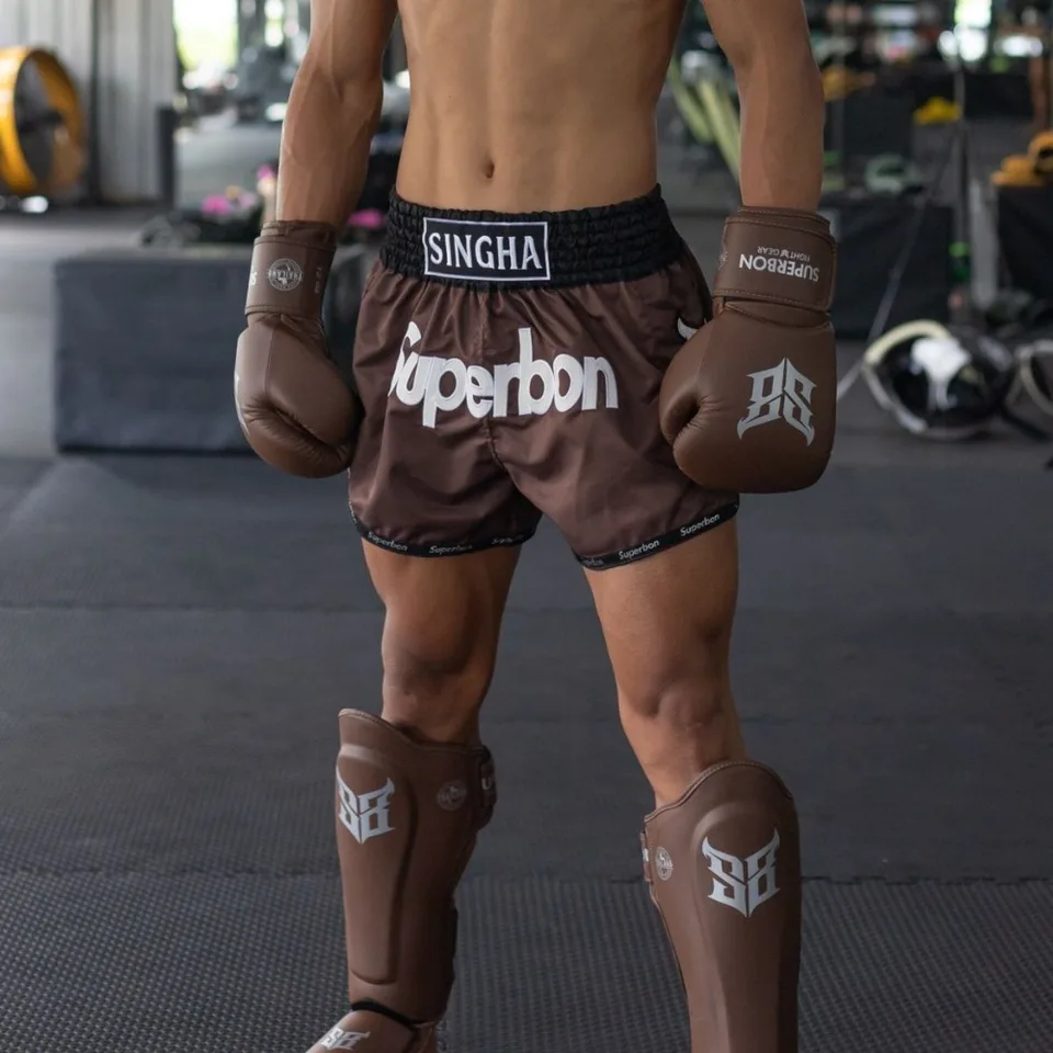 MMA Muay Thai Shorts for Men - Polyester Training Shorts
