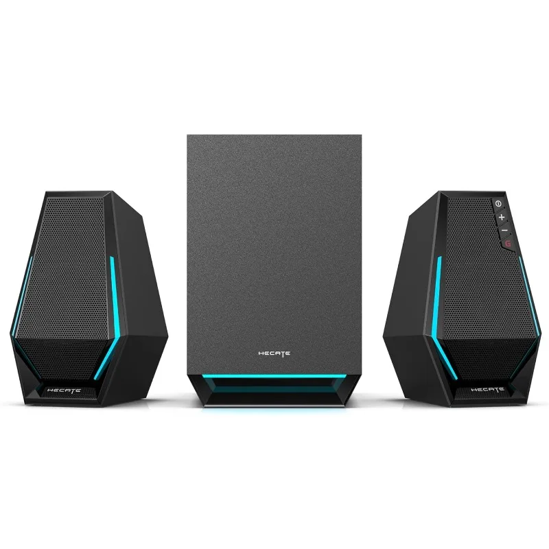 

Computer Speakers System, 60W Hecate Gaming Speakers with Subwoofer Line Out, RGB Light, Bluetooth 5.3