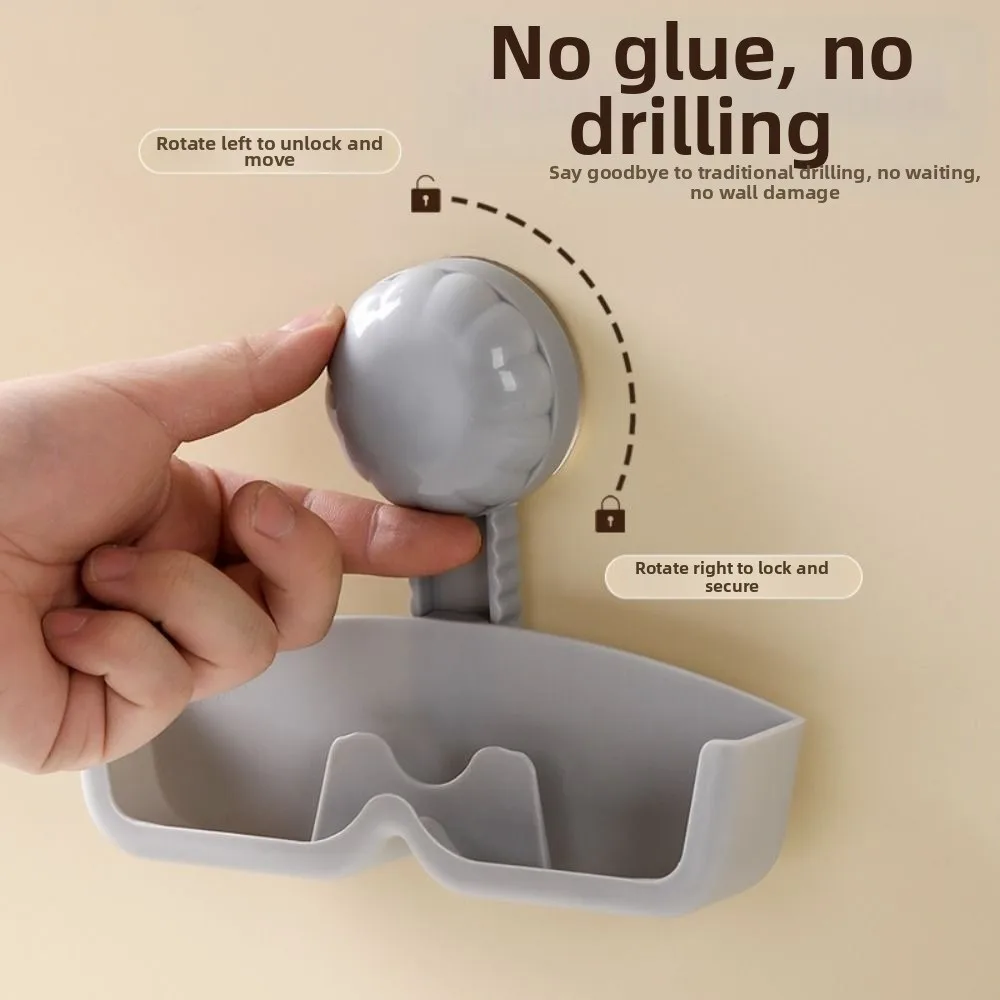 New Suction Cup Wall Glasses Holder Wall Mounted Removable Eyeglass Holder Stable Eyewear Organizer Home Storage