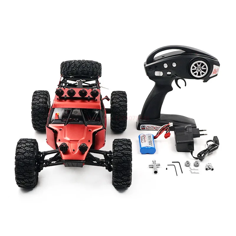 Fy03 Fly Over 1:12 Alloy Four-drive Remote Control Desert Off-road Truck High Speed Car Drift Car Brushless Rc Boys Toy Gift Box