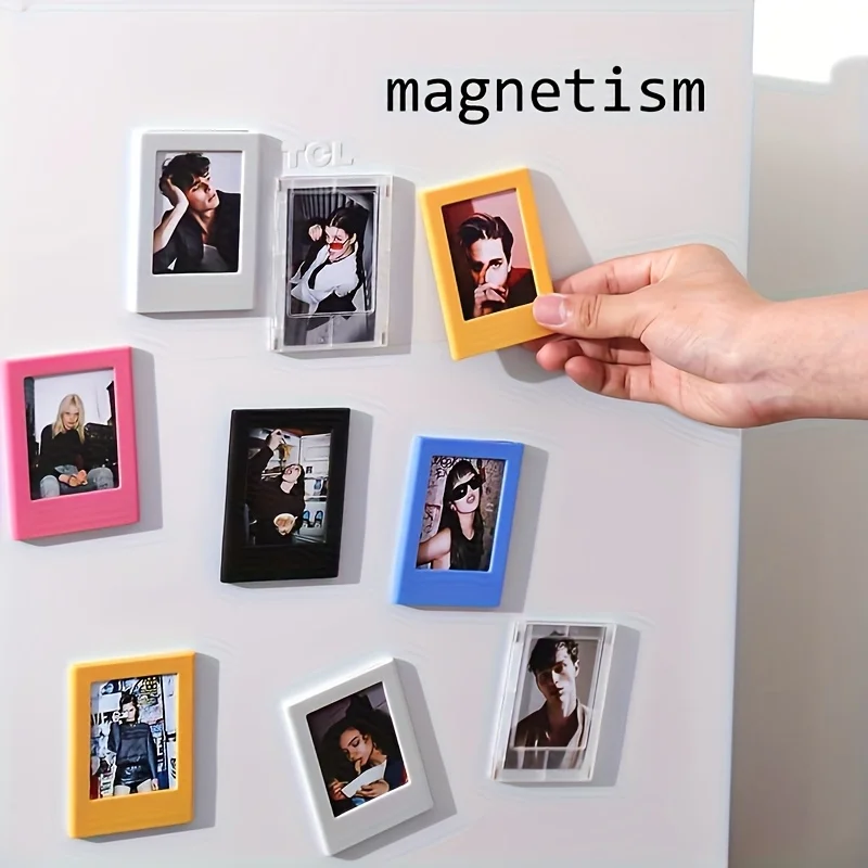 1/5 stücke Retro Magnetische Foto Rahmen für Fujifilm Instax 3 zoll Negative Album Display Halter für Küche Home Decor speicher Geschenke – Detail 3