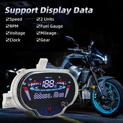 New Motorcycle LCD Digital Speed Meter For Yamaha Sight 115/Crypton Fi 114 Sirius fi VEGA RR/ VEGA FORCE
