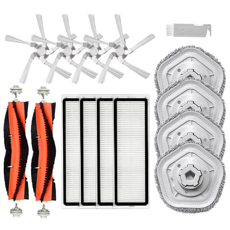 The New For Bot W10 W10Pro Vacuum Cleaner Accessories Main Side Brush HEPA Filter Mop Cloth Spare Parts