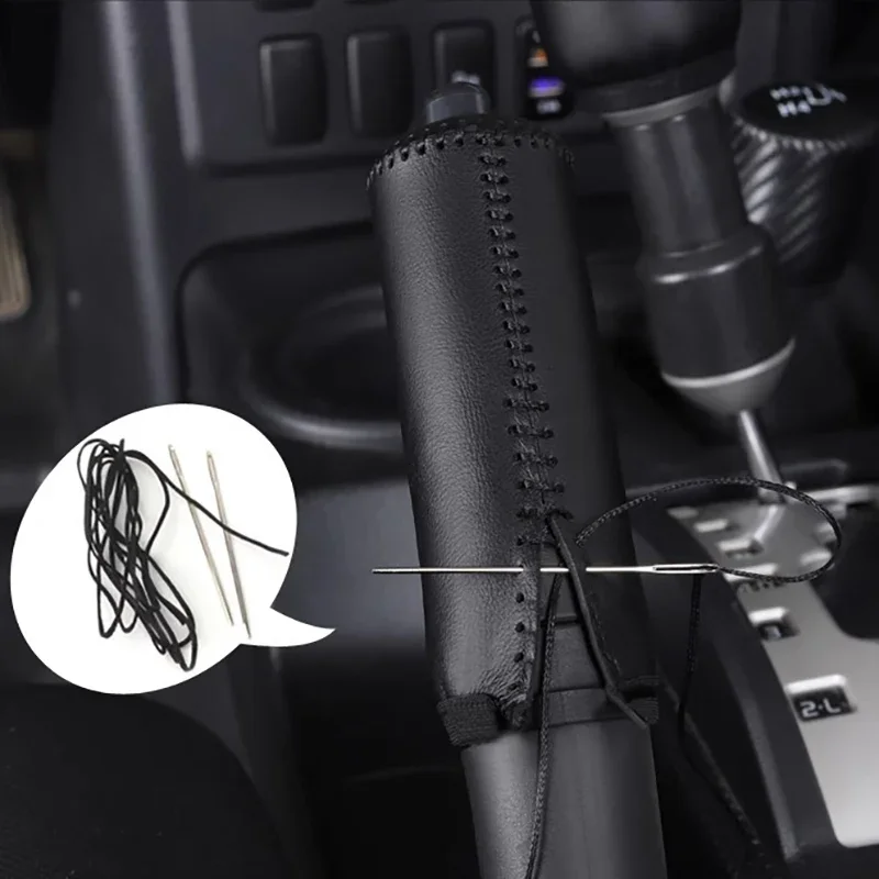 Drive Mode Shift Knob Cover Handbrake Cover Set Car Gear Shift Cover Suitble for 2007-2022 Toyota Fj Cruiser Carbon Fiber Patte