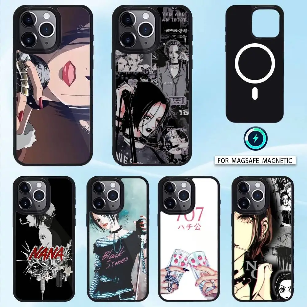 

Cartoon Anime Oosaki Nana Phone Case For iPhone 16,15,14,13,12,Pro,Max For Magsafe Magnetic Wireless Charging