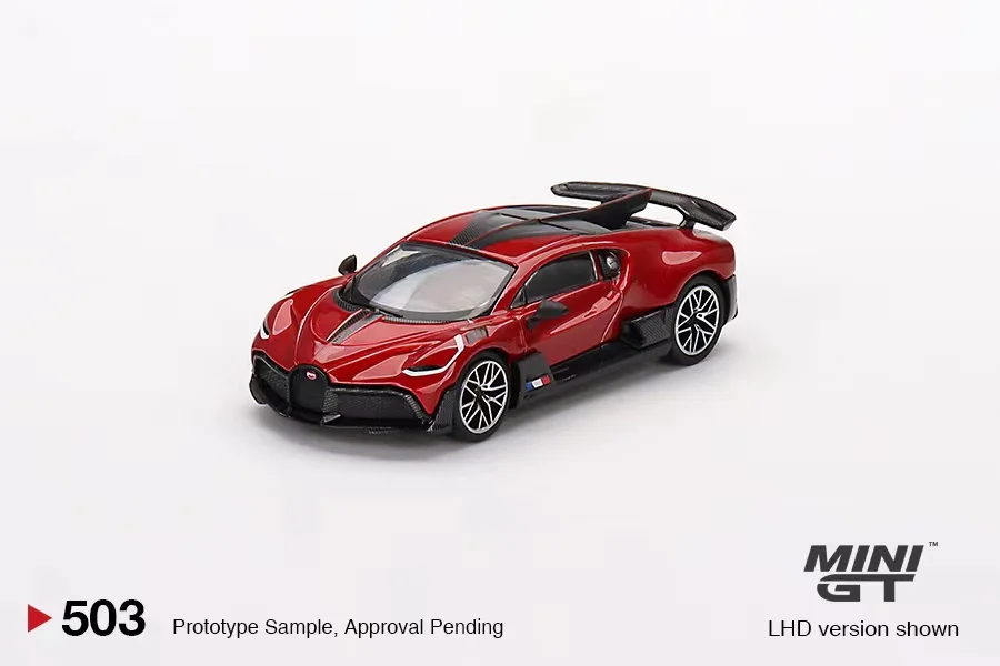 TsmGbugatti divo die-キャスト車モデル、ディスプレイギフト、ミニgt、1:64、 #503