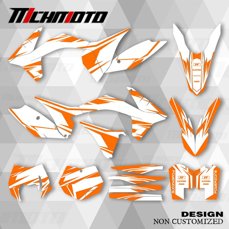 

MCHMFG новый стиль графические наклейки наборы наклеек для KTM EXC 2012 2013 SXF 2011 2012