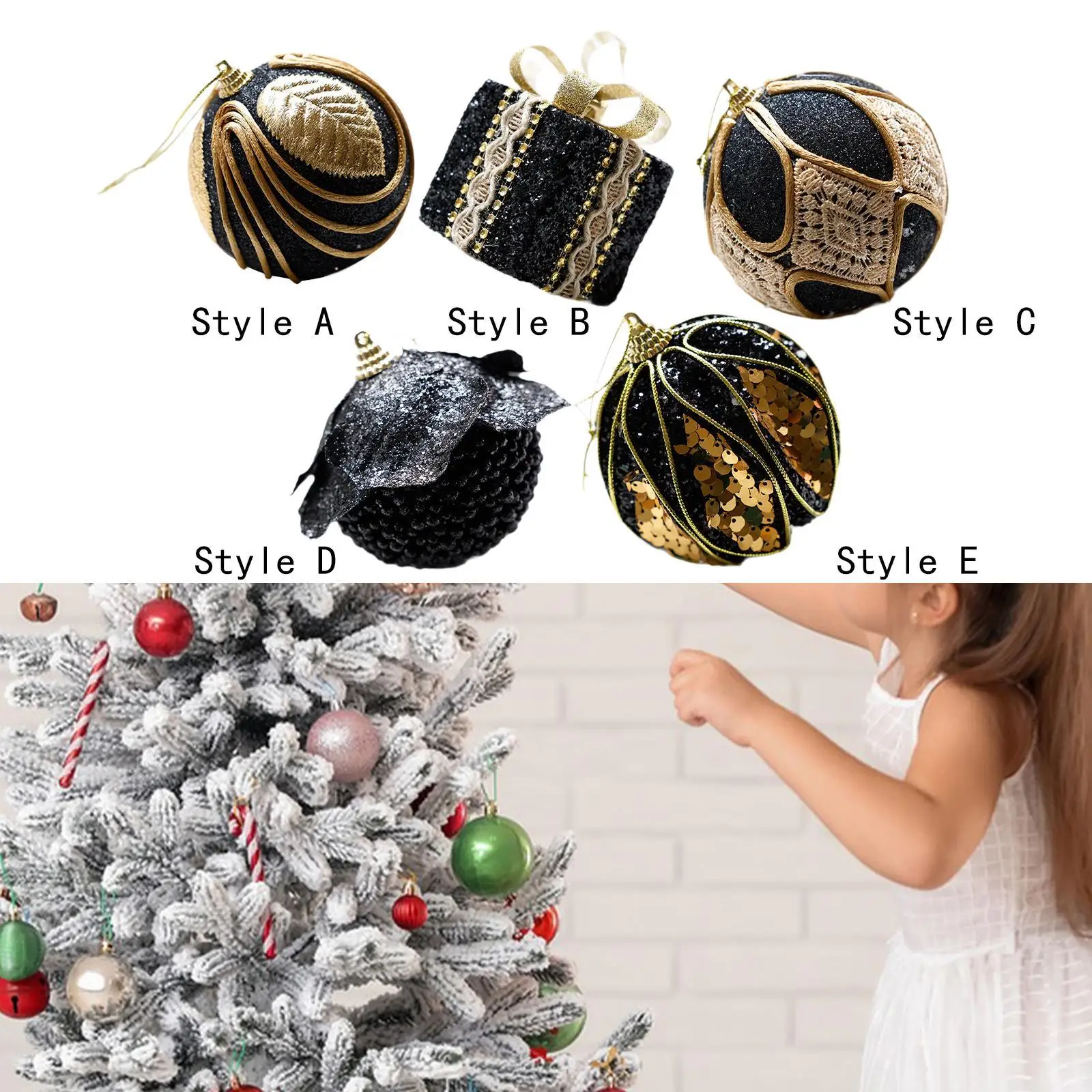 Bola de natal bolas de espuma glitter reutilizável clássico decorativo baubles charme pingentes para festivo ano novo fontes de festa interior