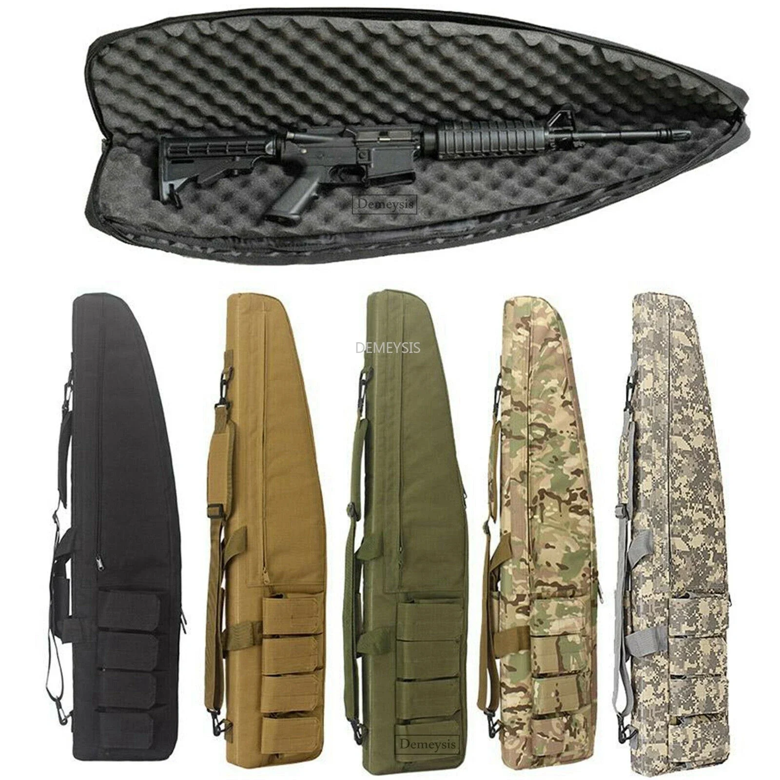 70 95 115cm Gun Bag Case Tactical Rifle Bag Backpack Sniper Carbine Airsoft Shooting Carry Shoulder Bags for Hunting Tools