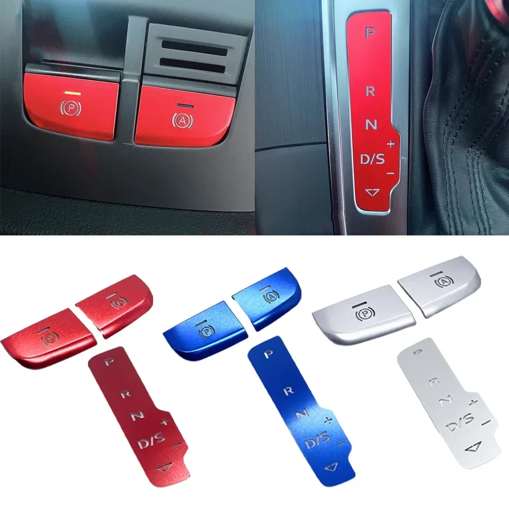 Car Styling Handbrake Shift Panel Button Cover Trim Sticker for Audi A3 8V 2013 2014 2015 2016 2017 2018 2019 Interior Stickers