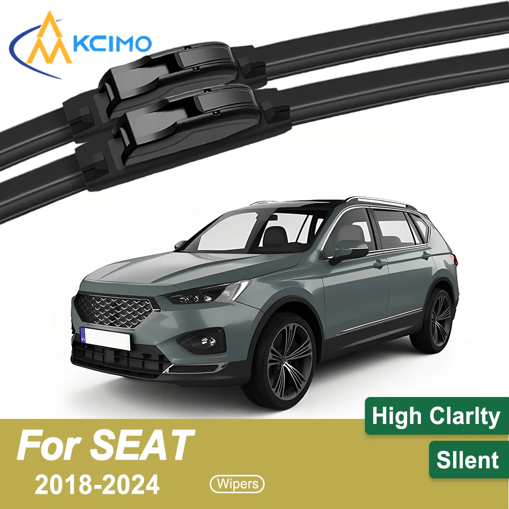 

Crystal Clear Driving 2PCS Windshield Wiper Blades for SEAT Tarraco KN2 2018-2024 All-Weather Reliability Durable & Safe