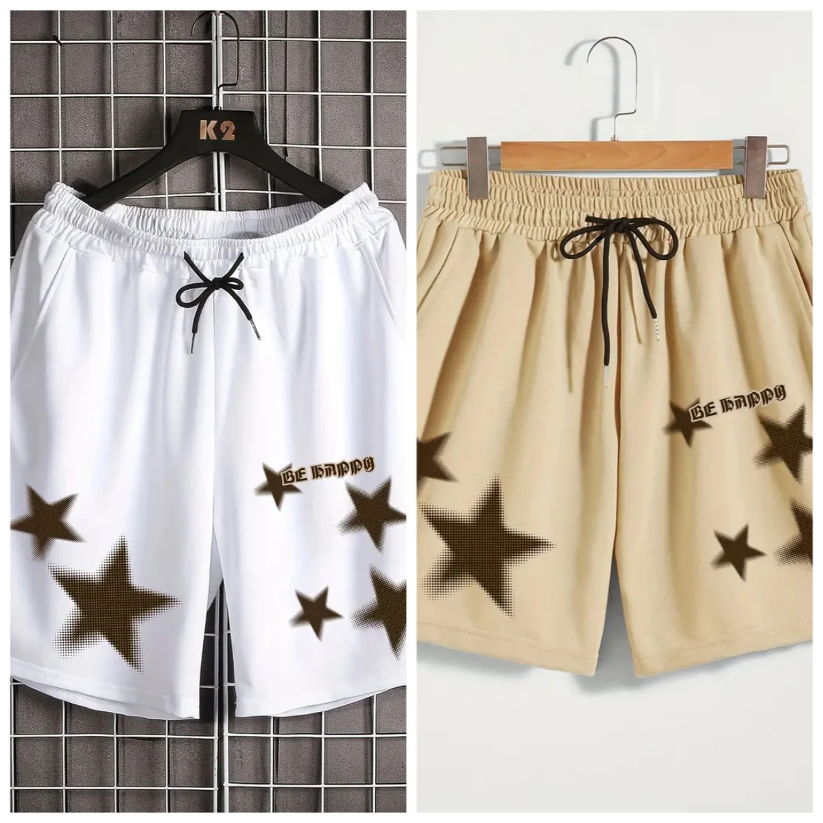 

Лето 2025 г., хит продаж, новые модные шорты в стиле хип-хоп с 3D принтом пентаграммы, спортивные уличные универсальные повседневные брюки