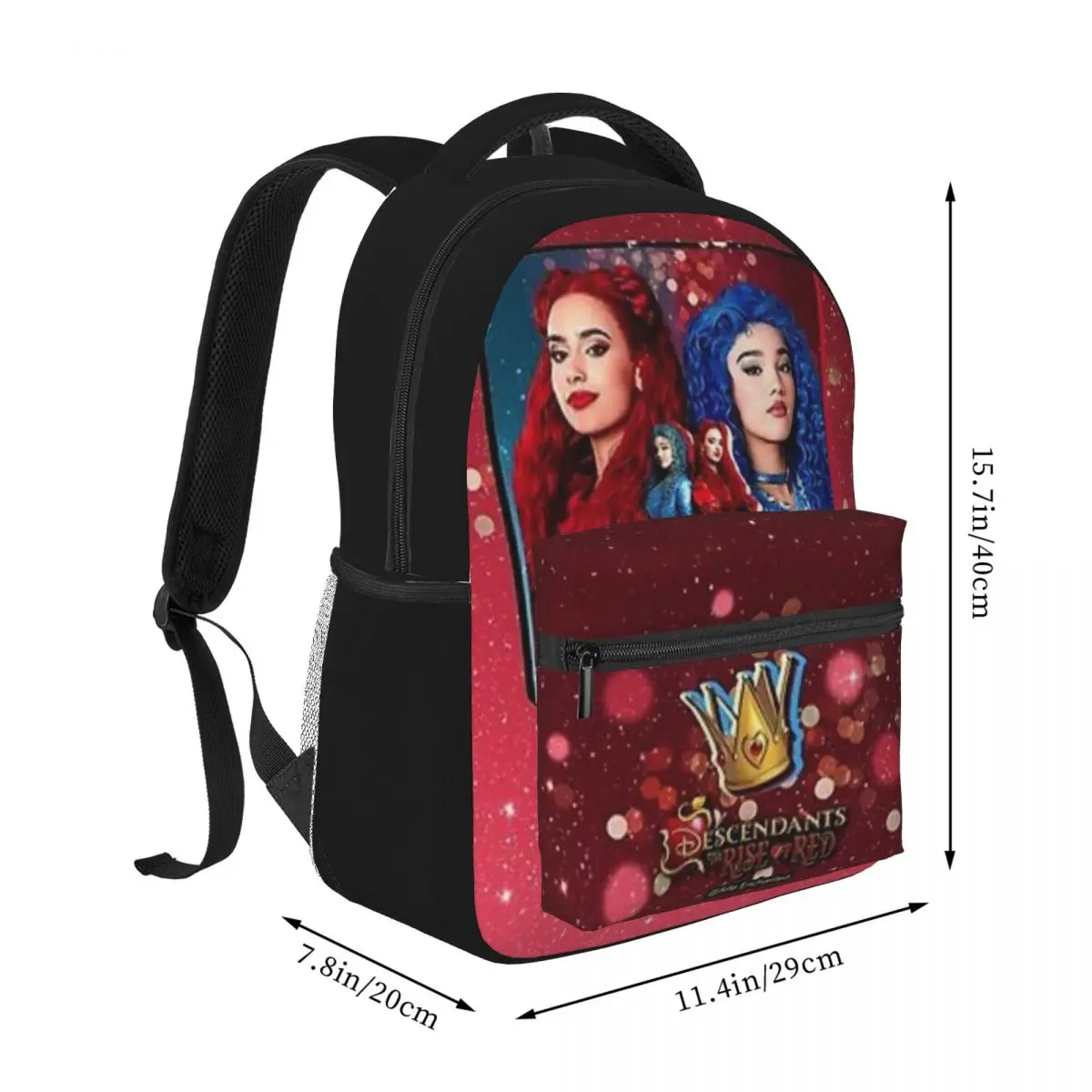 Descendants 4 The Rise Of Red-Kylie Cantrall And Malia Baker New Fashionable Schoolbag Students Backpacks Daily Rucksack 16inch