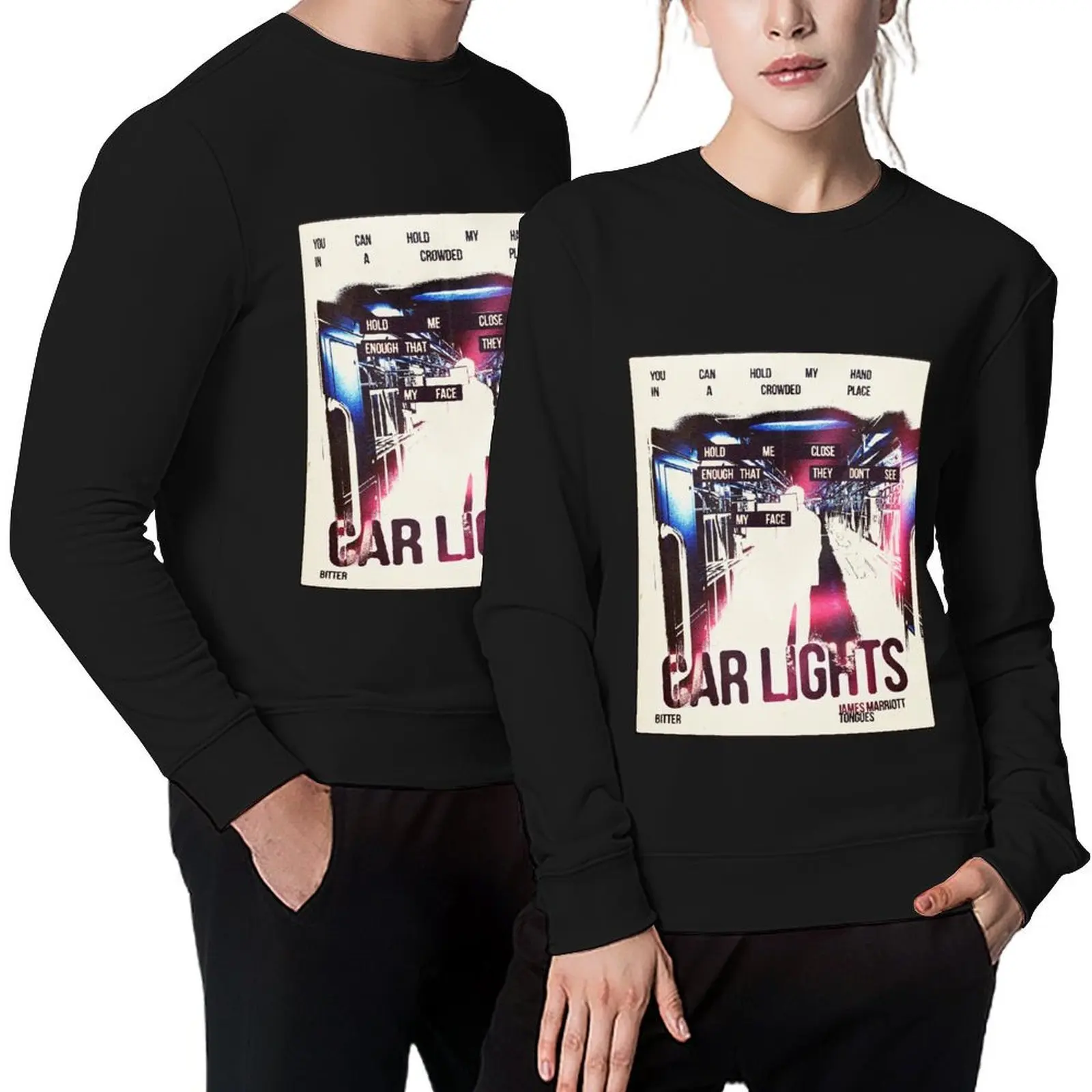 

James Marriott CAR LIGHTS Pullover graphic t shirts men men wear tracksuit men anime clothes men's sweatshirts