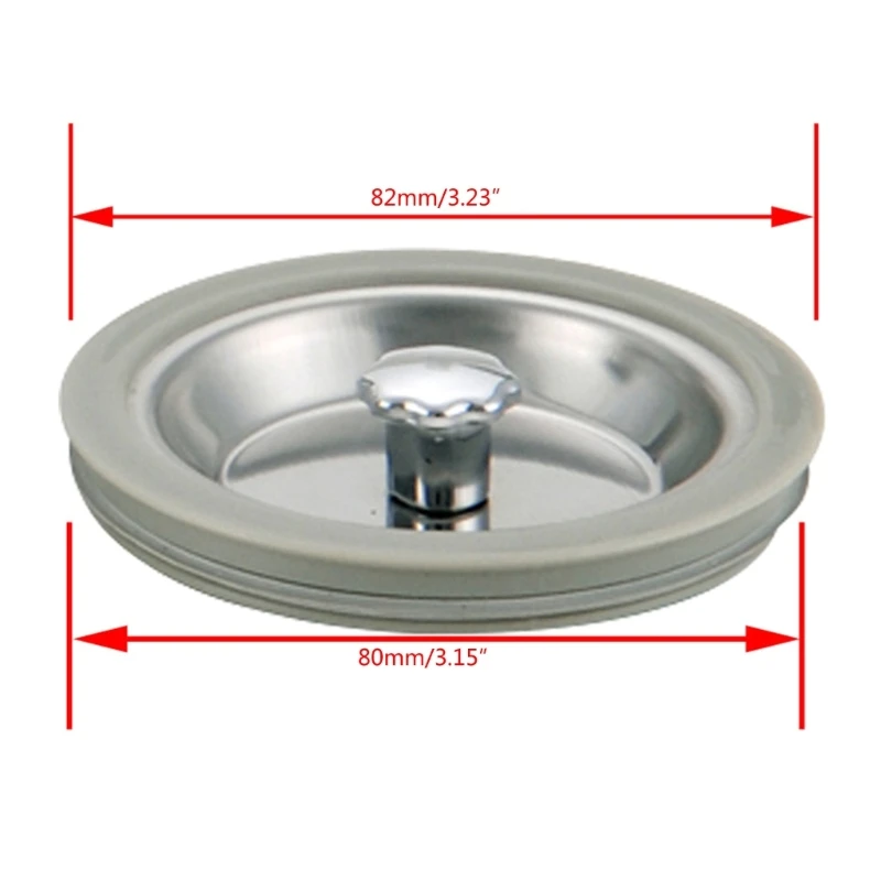2 Pcs Bath Plug Universal Drain Stopper Sink Plug for Bathtub Washbasin Sink Dropship