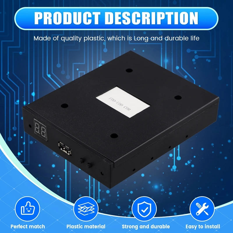 FDD-UDD COM Floppy Drive Emulator Universal Version 3.5Inch 1.44MB USB Floppy Emulator Change Floppy Disk To USB Disk