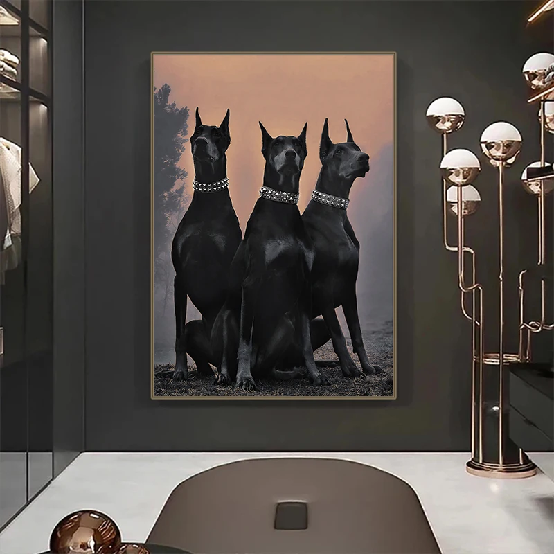 Fashion Black Doberman Dog Lio - огляд і ціна Quiet Luxury Lifestyle